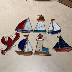 Stained Glass Nautical Suncatcher - Mixed Colors